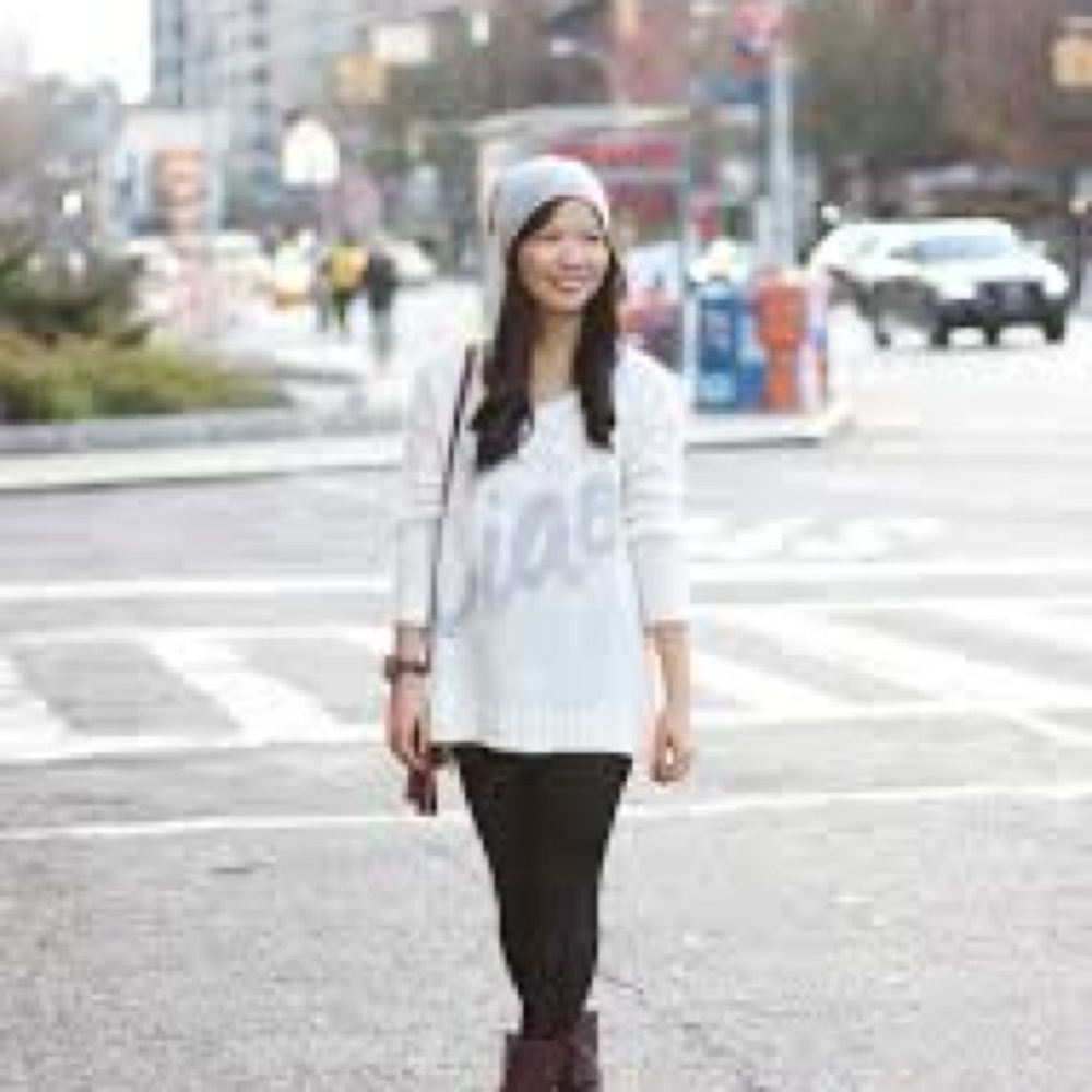 Cozy White Aerie Sweater